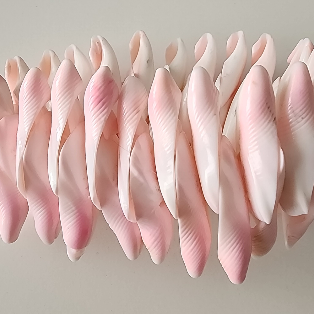 Pink and White Shell Bracelet